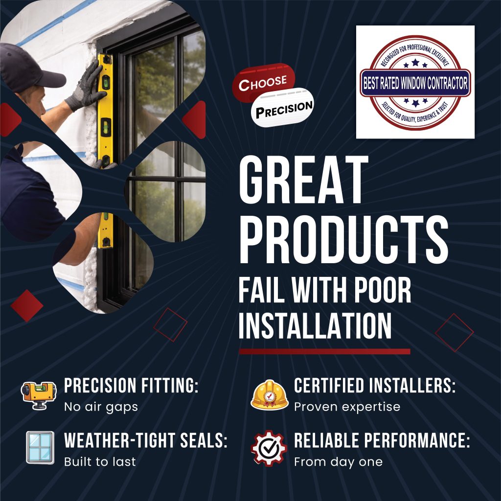 Window Standards & Accountability Requirements – Energy Efficiency in San Rafael 04 best rated window contractor ( ai+illustrator ) great products fail with poor installation